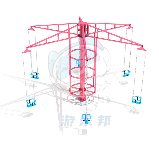 無(wú)動(dòng)力游樂(lè)設(shè)備廠家介紹：無(wú)動(dòng)力旋轉(zhuǎn)飛椅